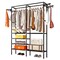 4-Tier Garment Rack Heavy Duty Clothes Rack With Extended Hanger Freestanding Wardrobe Closet Clothing Rack For Hanging